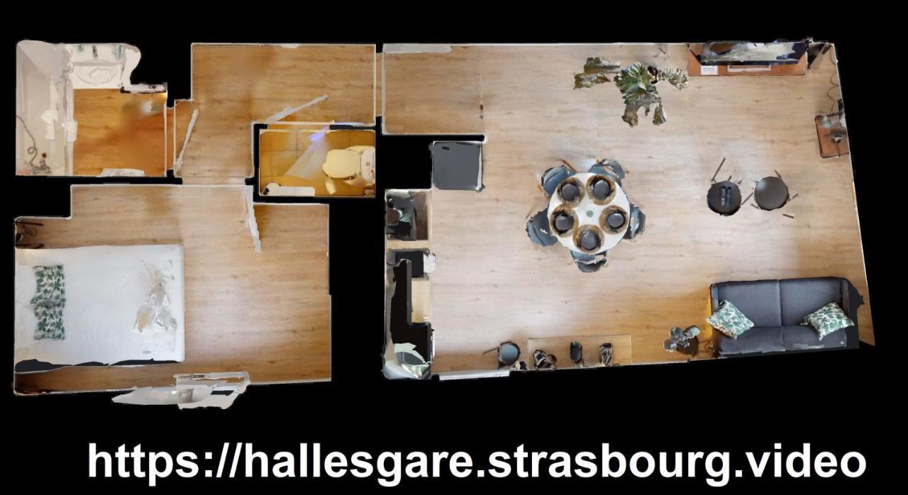 Hallesgare 1 Free Parking Strasbourg Kültér fotó
